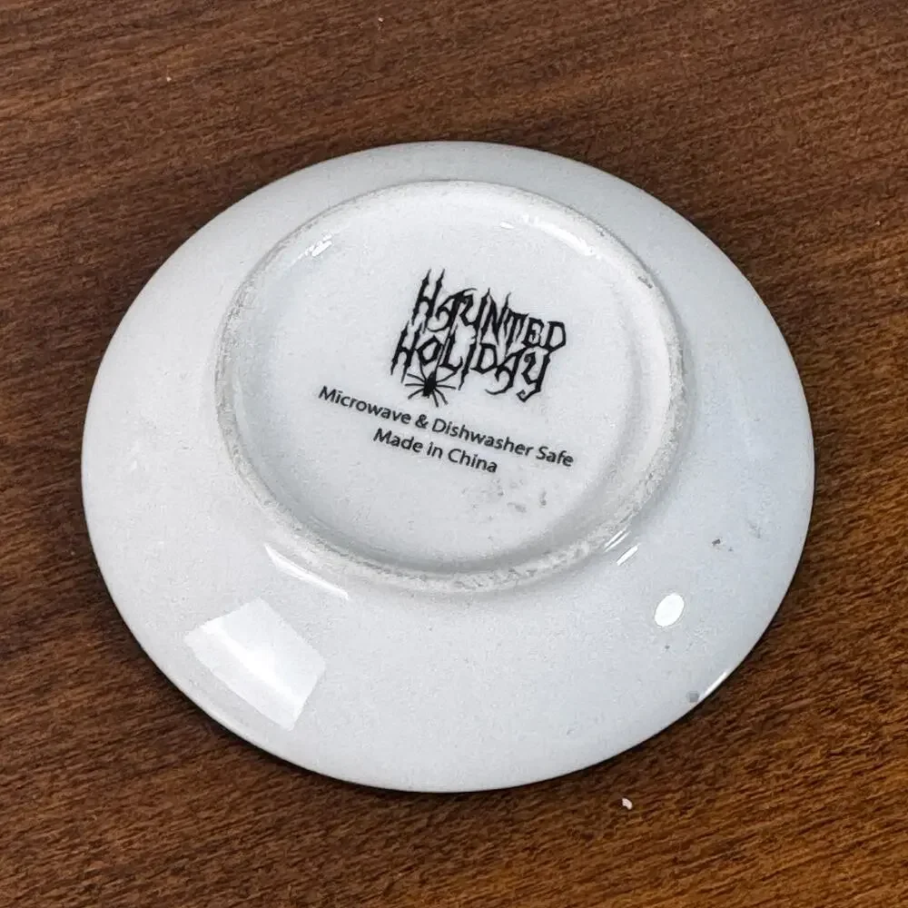 Haunted Holiday Halloween Mini Plate Butter Pat 3